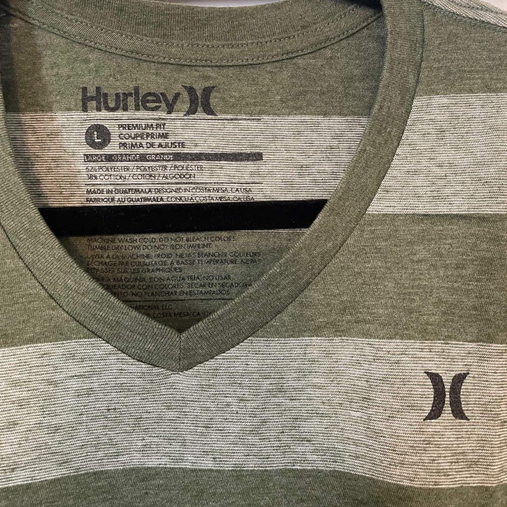 Hurley V Neck T-Shirt - Picture 3 of 3